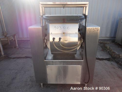 Used Stainless Steel Magna High Speed Single Arm Mixer, Model 50H-4C1, approximate 10 gallon/50 pound working capacity