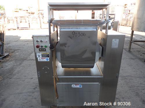 Used Stainless Steel Magna High Speed Single Arm Mixer, Model 50H-4C1, approximate 10 gallon/50 pound working capacity
