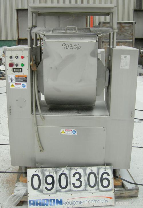 Used Stainless Steel Magna High Speed Single Arm Mixer, Model 50H-4C1, approximate 10 gallon/50 pound working capacity