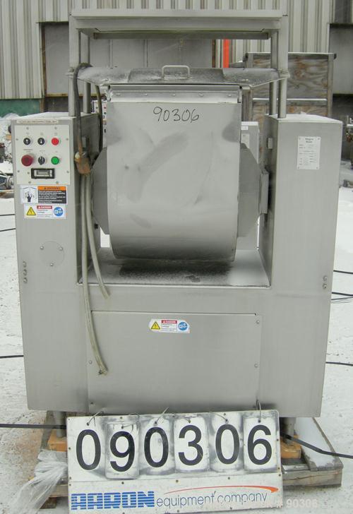 Used- Stainless Steel Magna High Speed Single Arm Mixer, Model 50H-4C1, approximate 10 gallon/50 pound working capacity