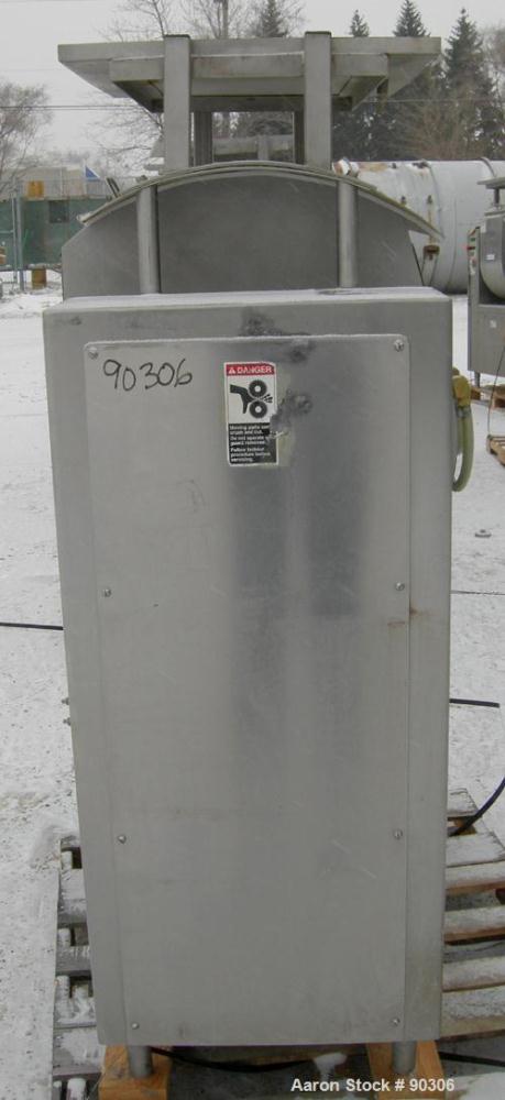 Used Stainless Steel Magna High Speed Single Arm Mixer, Model 50H-4C1, approximate 10 gallon/50 pound working capacity
