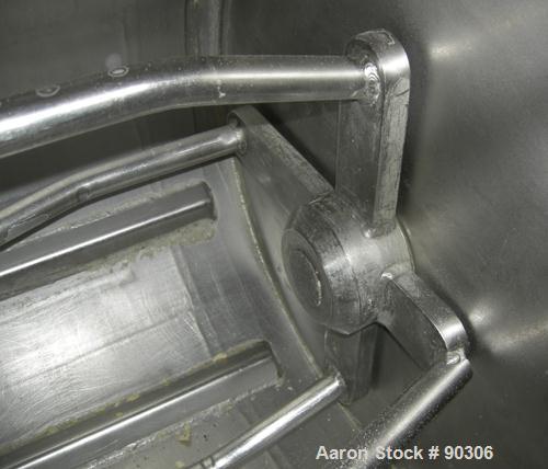 Used Stainless Steel Magna High Speed Single Arm Mixer, Model 50H-4C1, approximate 10 gallon/50 pound working capacity