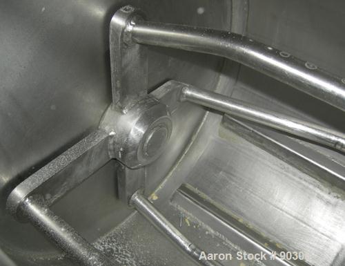 Used Stainless Steel Magna High Speed Single Arm Mixer, Model 50H-4C1, approximate 10 gallon/50 pound working capacity