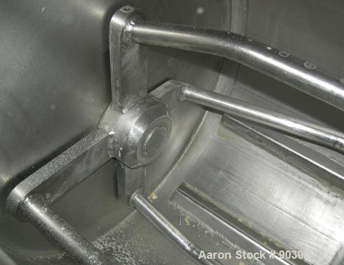 Used- Stainless Steel Magna High Speed Single Arm Mixer, Model 50H-4C1, approximate 10 gallon/50 pound working capacity