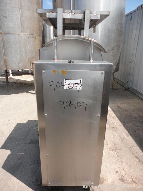 Used Stainless Steel Magna High Speed Single Arm Mixer, Model 50H-4C1. Approximate 10 gallon/50 pound working capcity