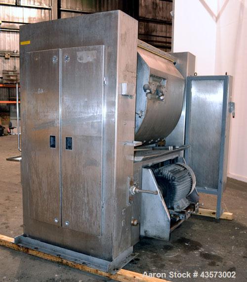 Used Stainless Steel Oshikiri Model HM1000FJ Horizontal Mixer