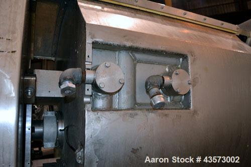 Used Stainless Steel Oshikiri Model HM1000FJ Horizontal Mixer