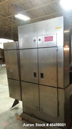 Used Oshikiri Model HM1000FJ Horizontal Mixer. Machine is of 304 stainless steel construction. Approximately a 1000 pound (450 KG) dough weight batch size. Stainless steel jacketed bowl approximate 4...