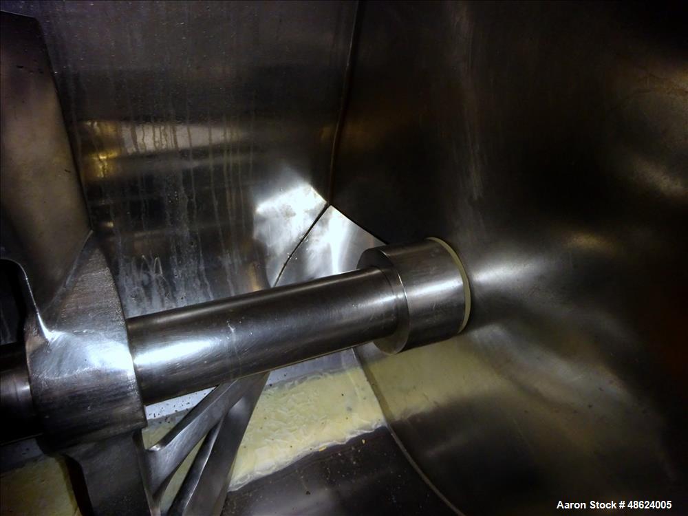 Used Peerless Single Sigma Arm Mixer, Model SD7HD, 304 Stainless Steel.