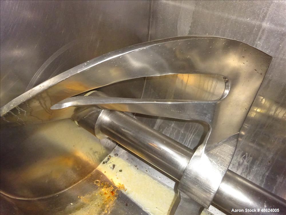 Used Peerless Single Sigma Arm Mixer, Model SD7HD, 304 Stainless Steel.