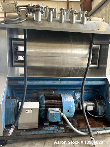 Used Peerless SD9 Single Arm Mixer – 2,800 lb Capacity, Twin Tilt, All Stainless, 75 HP