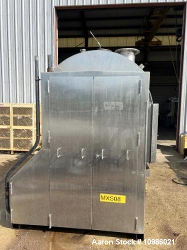 Used Peerless 9SD Single Arm Mixer – 2,800 lb Capacity, All Stainless, 75 HP with Allen Bradley Controls