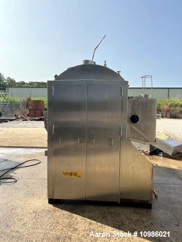 Used Peerless 9SD Single Arm Mixer – 2,800 lb Capacity, All Stainless, 75 HP with Allen Bradley Controls