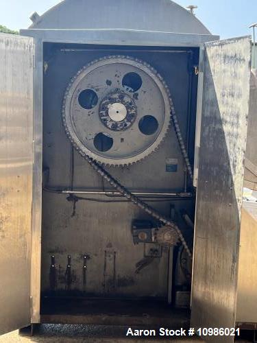 Used Peerless 9SD Single Arm Mixer – 2,800 lb Capacity, All Stainless, 75 HP with Allen Bradley Controls