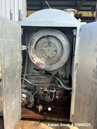 Used Peerless 9SD Single Arm Mixer – 2,800 lb Capacity, All Stainless, 75 HP with Allen Bradley Controls
