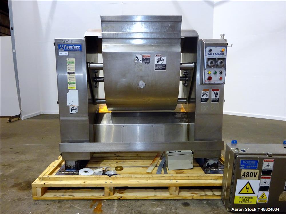 Used Peerless Single Arm Mixer, Model SD 3, Stainless Steel.