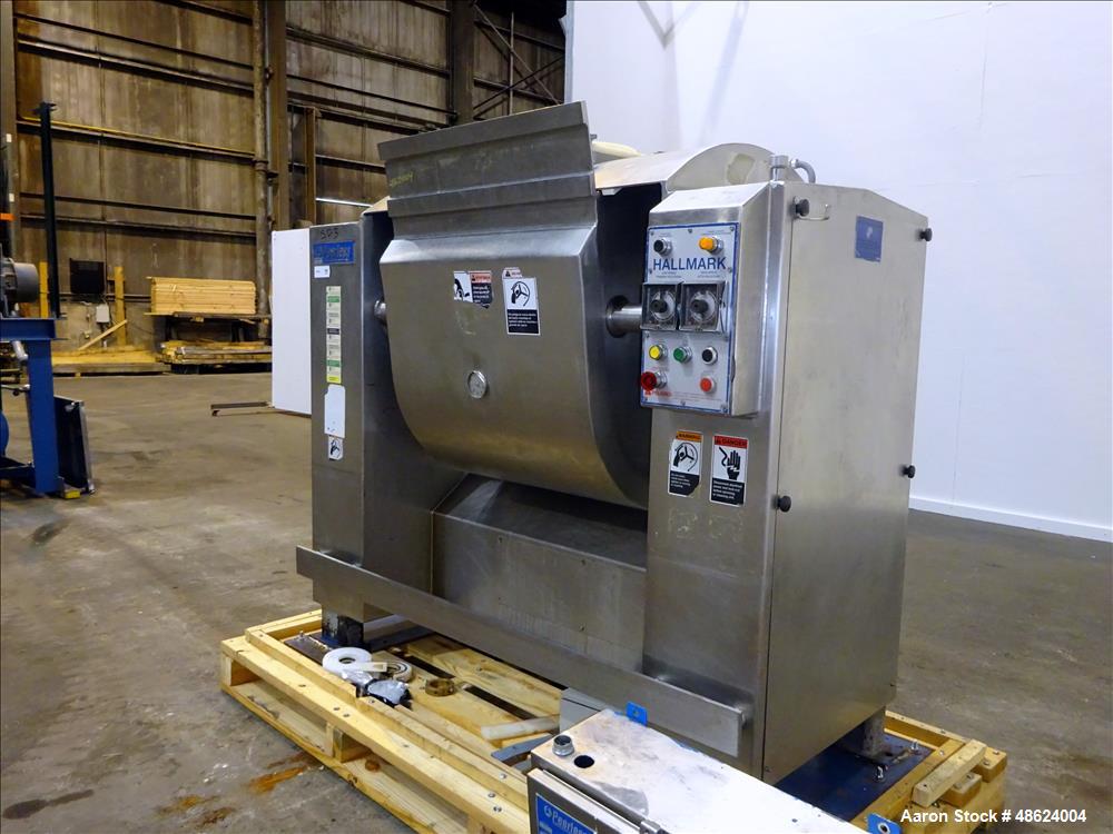 Used Peerless Single Arm Mixer, Model SD 3, Stainless Steel.