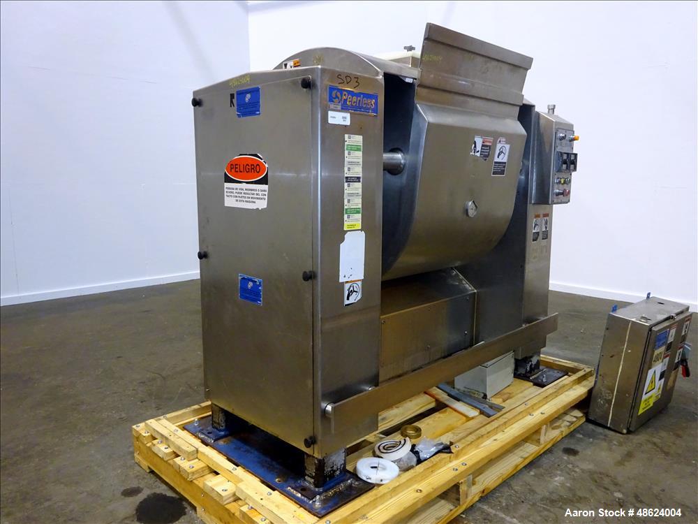 Used Peerless Single Arm Mixer, Model SD 3, Stainless Steel.