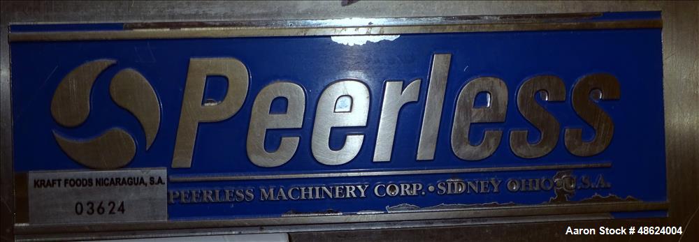 Used Peerless Single Arm Mixer, Model SD 3, Stainless Steel.