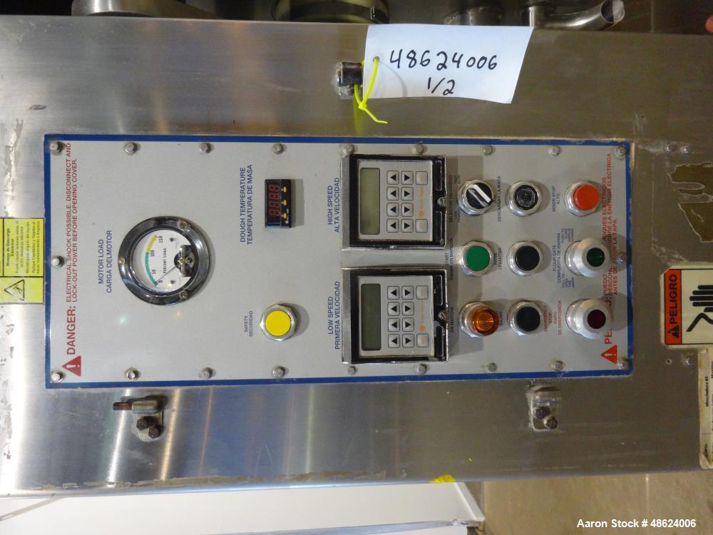 Used Peerless Single Sigma Arm Mixer, Model SD5HD, 304 Stainless Steel.