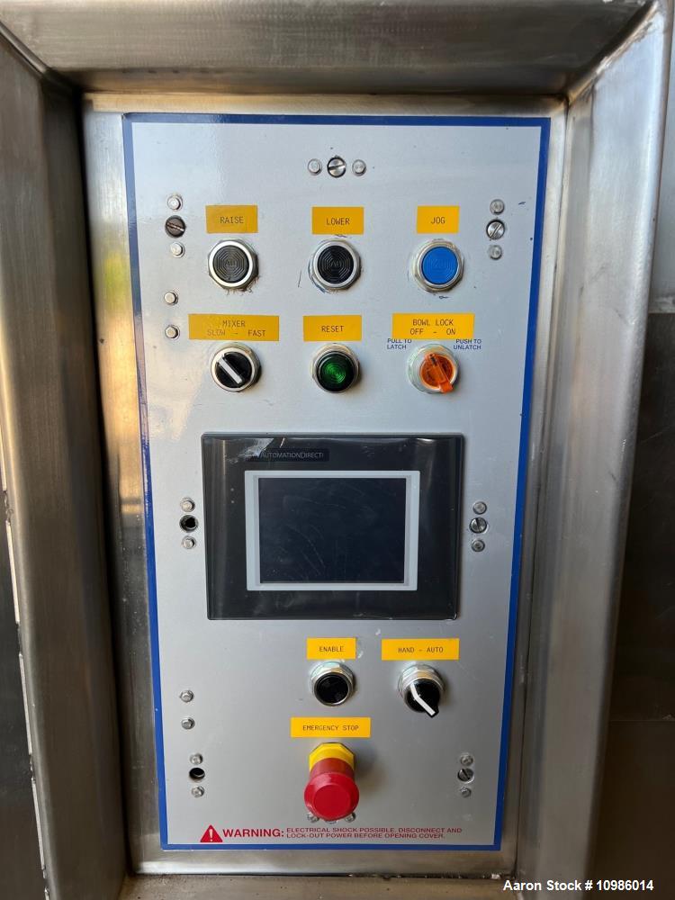 Used Peerless Single Arm Mixer, Model SD9TWT; 2800 lb. capacity