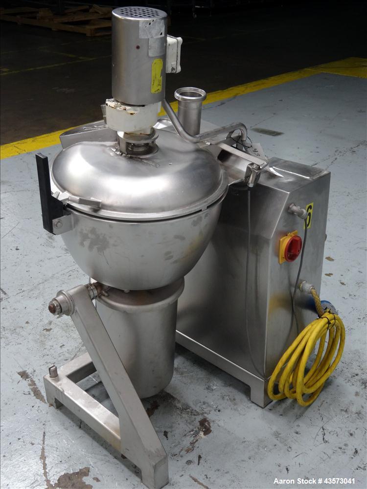 Used Stephan Model VCM44E-S Vertical Cutter/Mixer. Stainless steel, capacity 12