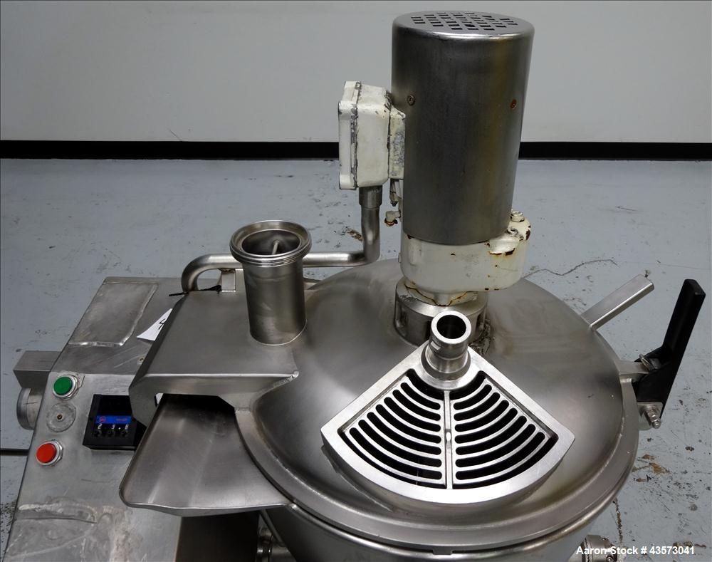Used Stephan Model VCM44E-S Vertical Cutter/Mixer. Stainless steel, capacity 12