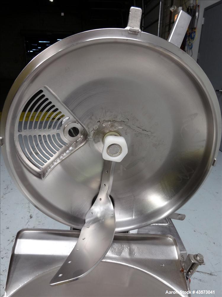 Used Stephan Model VCM44E-S Vertical Cutter/Mixer. Stainless steel, capacity 12