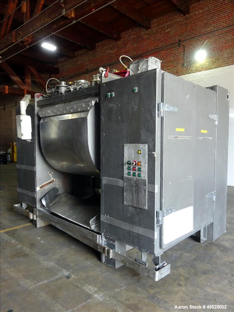 Used Vicars Single Arm Mixer, Approximate 2,200 Pound Capacity, Stainless Steel