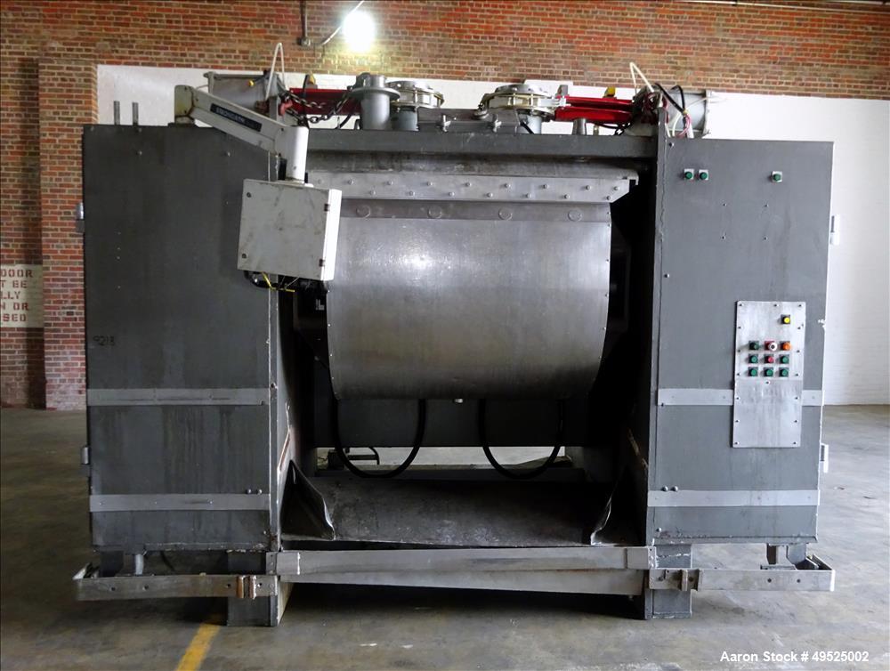 Used Vicars Single Arm Mixer, Approximate 2,200 Pound Capacity, Stainless Steel