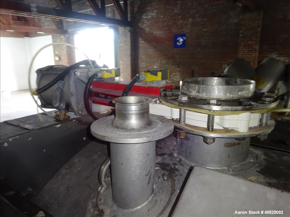 Used- Vicars Single Arm Mixer, Approximate 2,200 Pound Capacity, Stainless Steel
