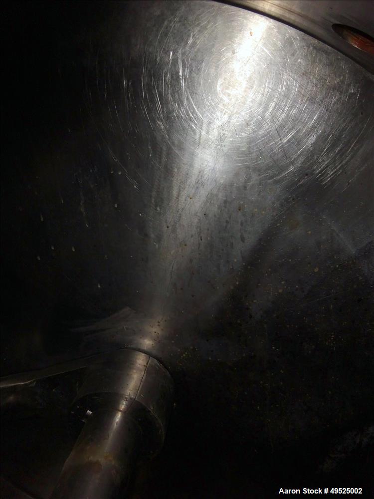 Used Vicars Single Arm Mixer, Approximate 2,200 Pound Capacity, Stainless Steel