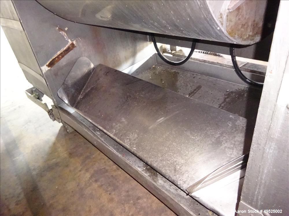 Used Vicars Single Arm Mixer, Approximate 2,200 Pound Capacity, Stainless Steel