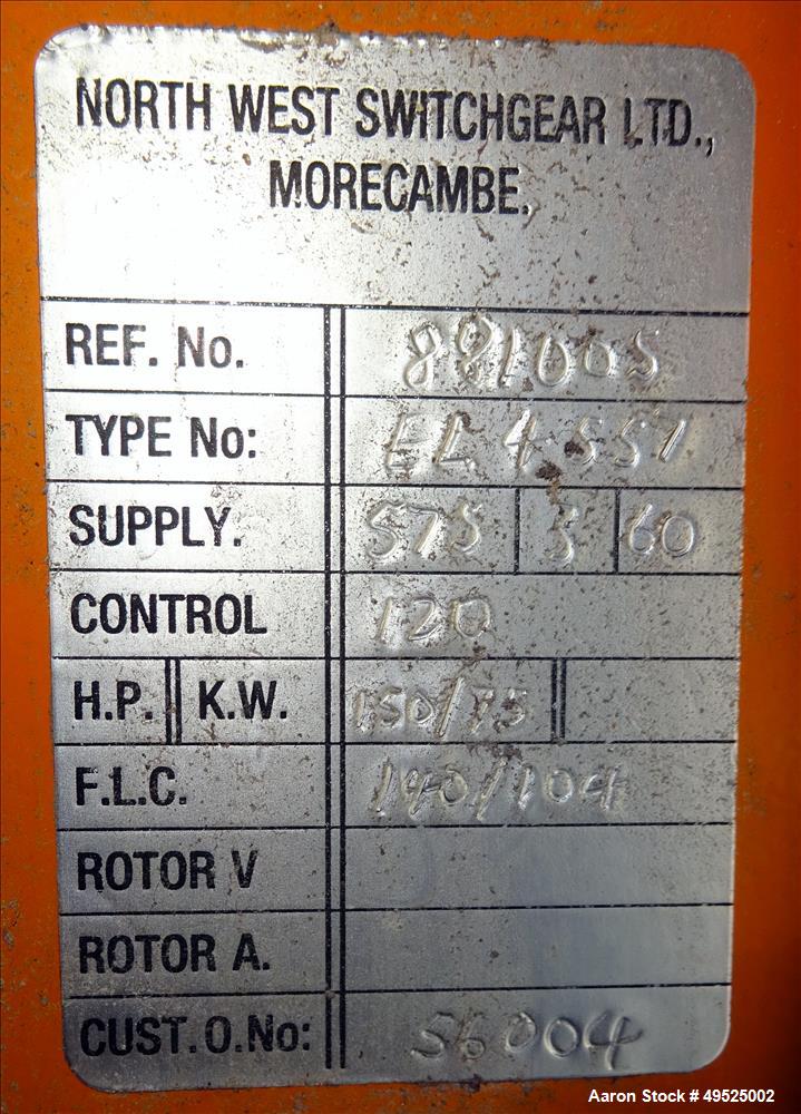 Used Vicars Single Arm Mixer, Approximate 2,200 Pound Capacity, Stainless Steel