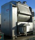 USED: Bakers Equipment / Winkler single arm mixer, approximate 2400 pound (395 gallon) mixing capacity, 304 stainless steel. Jacketed bowl approximately 44