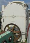 Used Champion Single Arm Slow Speed Rotary Mixer. Approximate 300 gallon capacity, mixing capacity approximately 1200 lbs. Carbon steel, jacketed bowl 43-1/2