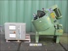 Used Gustav Eirich Powder Turbo Mixer, Type R-08. 304 stainless steel (1.4541), useful capacity 20 gallon/154 lbs (75 liter/70 kg), trough diameter 28.8