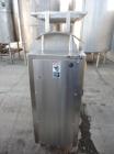 Used Magna High Speed Single Arm Mixer, Model 50H-4C1. Approximate 10 gallon/50 pound working capacity, 304 stainless steel. Jacketed bowl 18