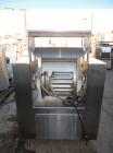 Used Magna High Speed Single Arm Mixer, Model 50H-4C1. Approximate 10 gallon/50 pound working capacity, 304 stainless steel. Jacketed bowl 18
