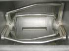 Used Magna High Speed Single Arm Mixer, Model 50H-4C1. Approximate 10 gallon/50 pound working capacity, 304 stainless steel. Jacketed bowl 18