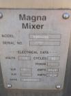 Used- Stainless Steel Magna High Speed Single Arm Mixer, Model 50H-4C1, approximate 10 gallon/50 pound working capacity