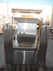 Used Stainless Steel Magna High Speed Single Arm Mixer, Model 50H-4C1, approximate 10 gallon/50 pound working capacity
