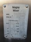 Used Stainless Steel Magna High Speed Single Arm Mixer, Model 50H-4C1, approximate 10 gallon/50 pound working capacity