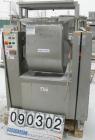 Used Magna High Speed Single Arm Mixer, Model 50H-4C1. Approximate 10 gallon/50 pound working capacity, 304 stainless steel. Jacketed bowl 18