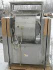 Used Magna High Speed Single Arm Mixer, Model 50H-4C1. Approximate 10 gallon/50 pound working capacity, 304 stainless steel. Jacketed bowl 18
