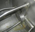 Used Magna High Speed Single Arm Mixer, Model 50H-4C1. Approximate 10 gallon/50 pound working capacity, 304 stainless steel. Jacketed bowl 18