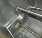 Used Magna High Speed Single Arm Mixer, Model 50H-4C1. Approximate 10 gallon/50 pound working capacity, 304 stainless steel. Jacketed bowl 18
