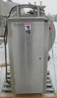Used Magna High Speed Single Arm Mixer, Model 50H-4C1. Approximate 10 gallon/50 pound working capacity, 304 stainless steel. Jacketed bowl 18