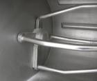 Used Magna High Speed Single Arm Mixer, Model 50H-4C1. Approximate 10 gallon/50 pound working capacity, 304 stainless steel. Jacketed bowl 18
