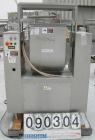 Used Magna High Speed Single Arm Mixer, Model 50H-4C1. Approximate 10 gallon/50 pound working capacity, 304 stainless steel. Jacketed bowl 18